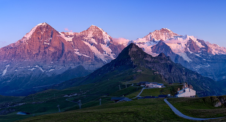 Eiger Moench und Jungfrau