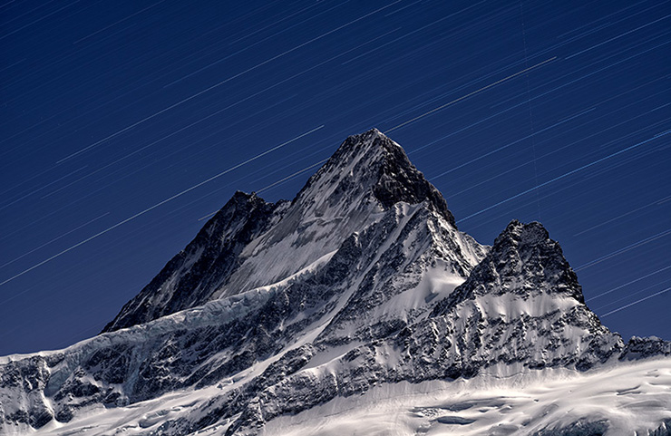 Schreckhorn_Nacht